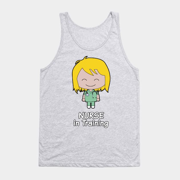 Nurse in Training - Girl Tank Top by Markaneu